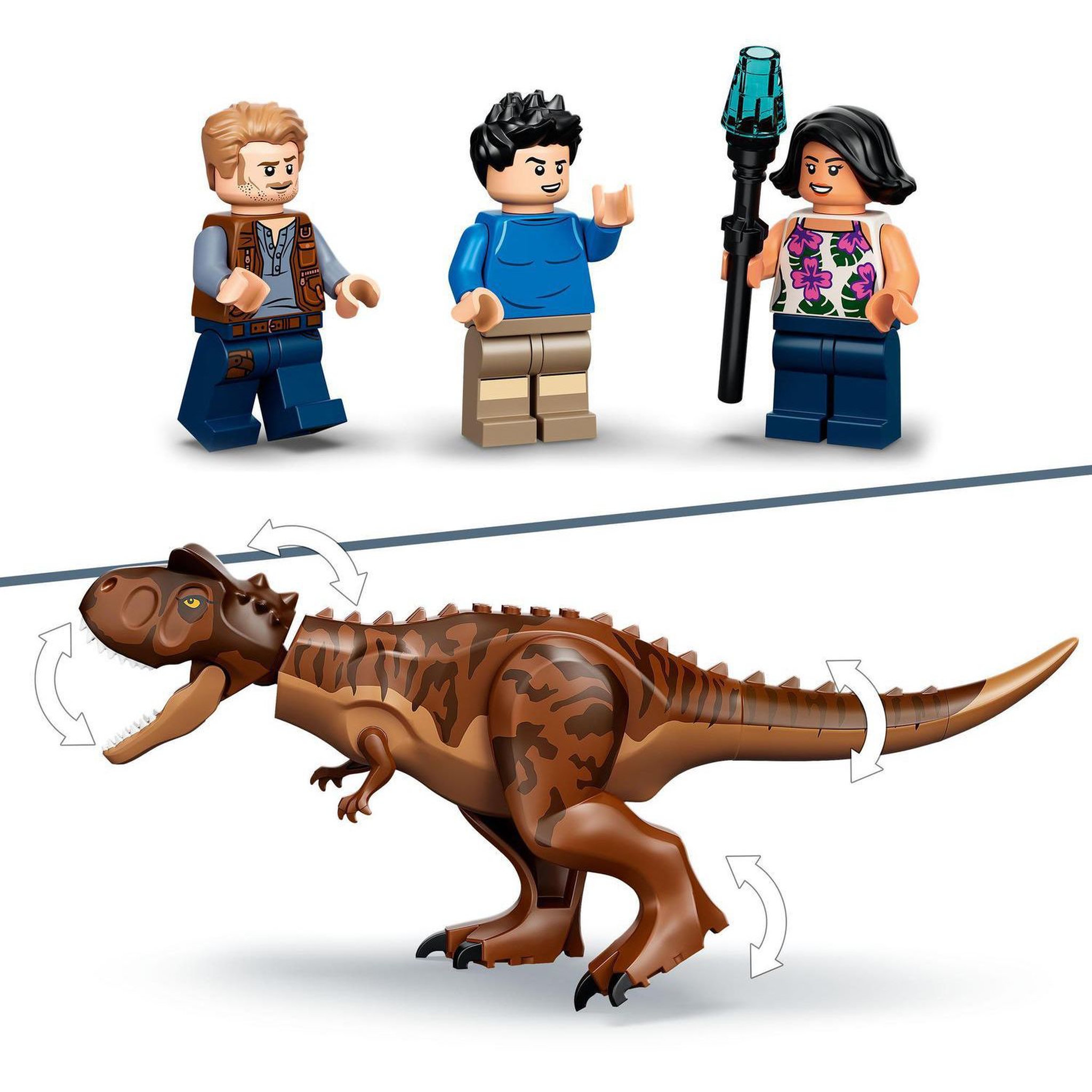 Voir la diapositive 4 : LEGO LEGO Jurassic World 76941 La Chasse du Carnotaurus, Dinosaure Jouet, pour Enfants Dès 7 Ans