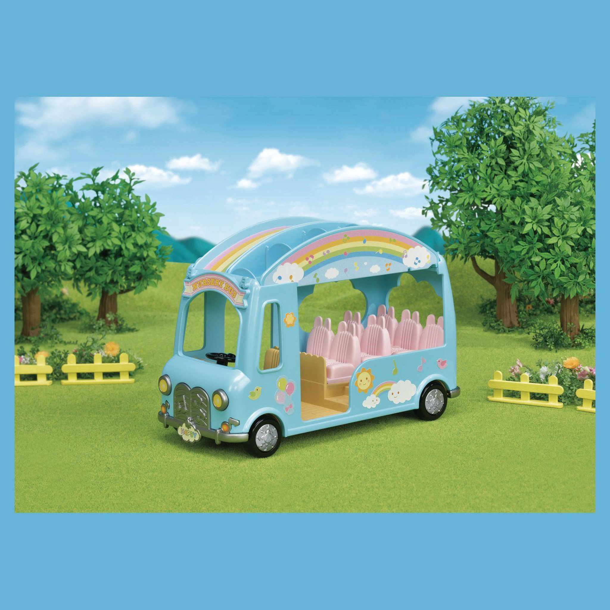 Voir la diapositive 7 : Sylvanian families 5317 - Le bus arc-en-ciel des bébés - Sylvanian Families