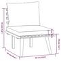 Voir la diapositive 5 : VIDAXL Salon de jardin 7 pcs avec coussins Bois d'acacia solide