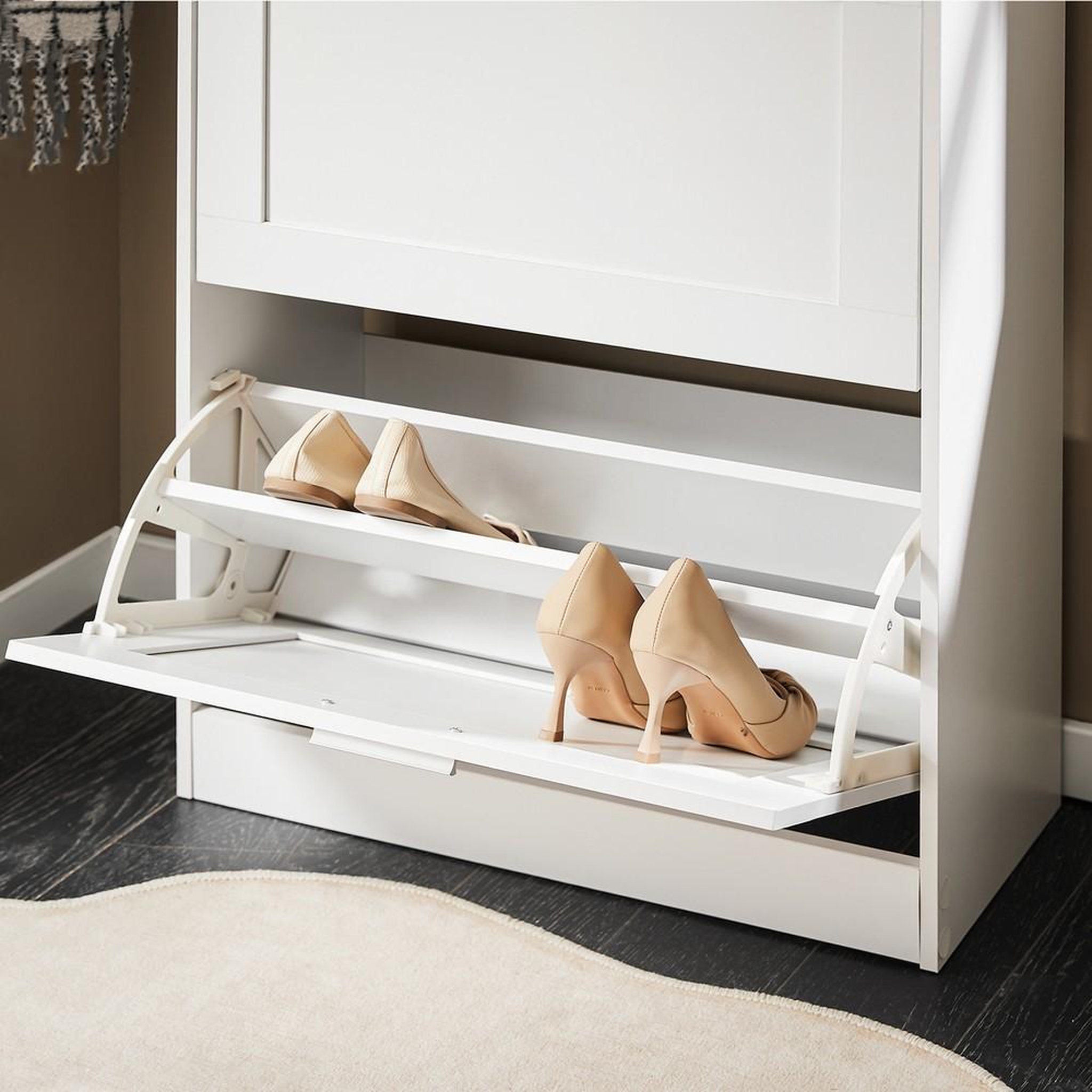Voir la diapositive 4 : SOBUY SoBuy - Meuble À Chaussures 2 portes - Rustique - FSR137