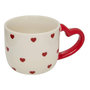 Voir la diapositive 2 : SECRET DE GOURMET Lot de 4 Mugs sur Rack  Valentine  22cl Blanc