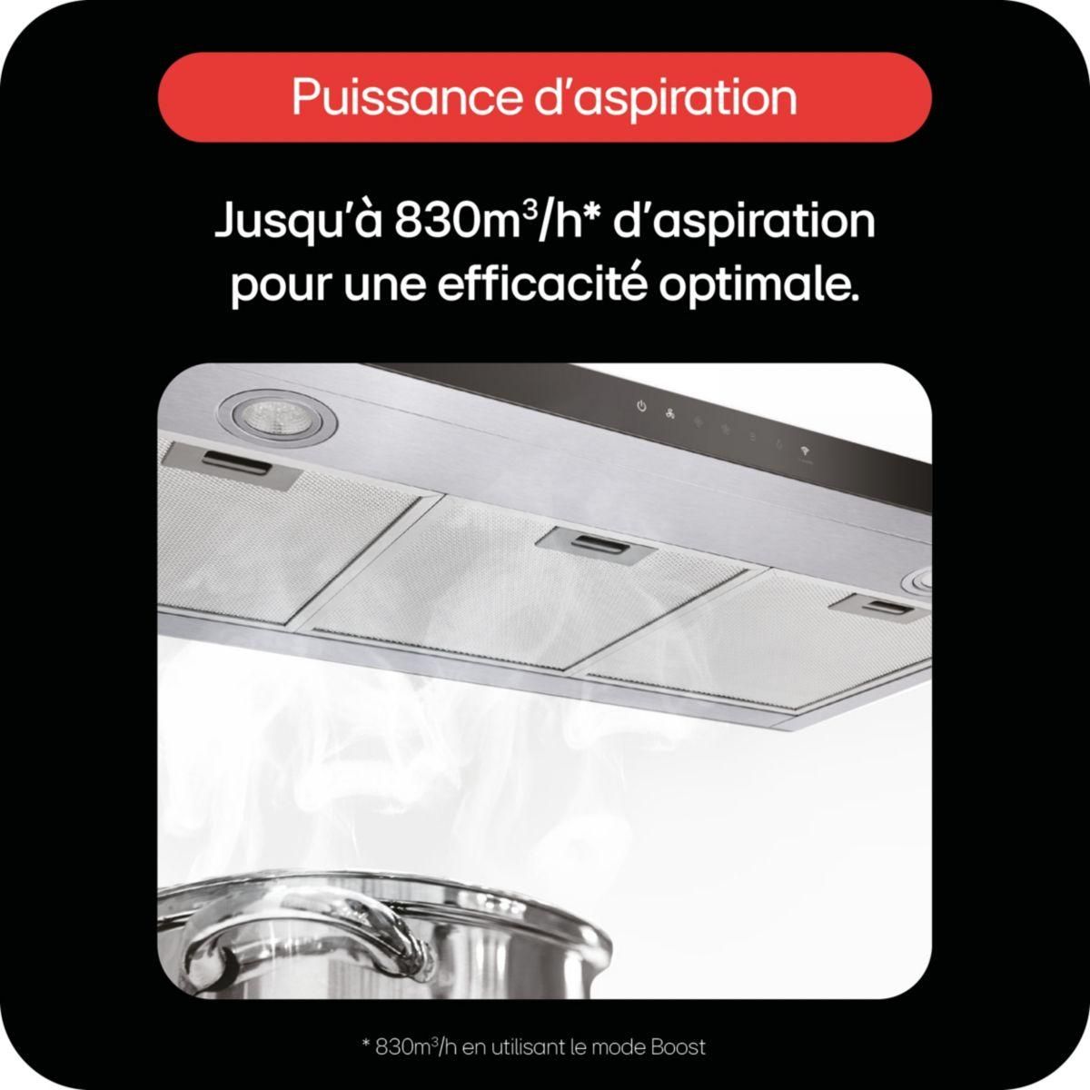 LG Hotte décorative murale HCEZ3626S ThinQ