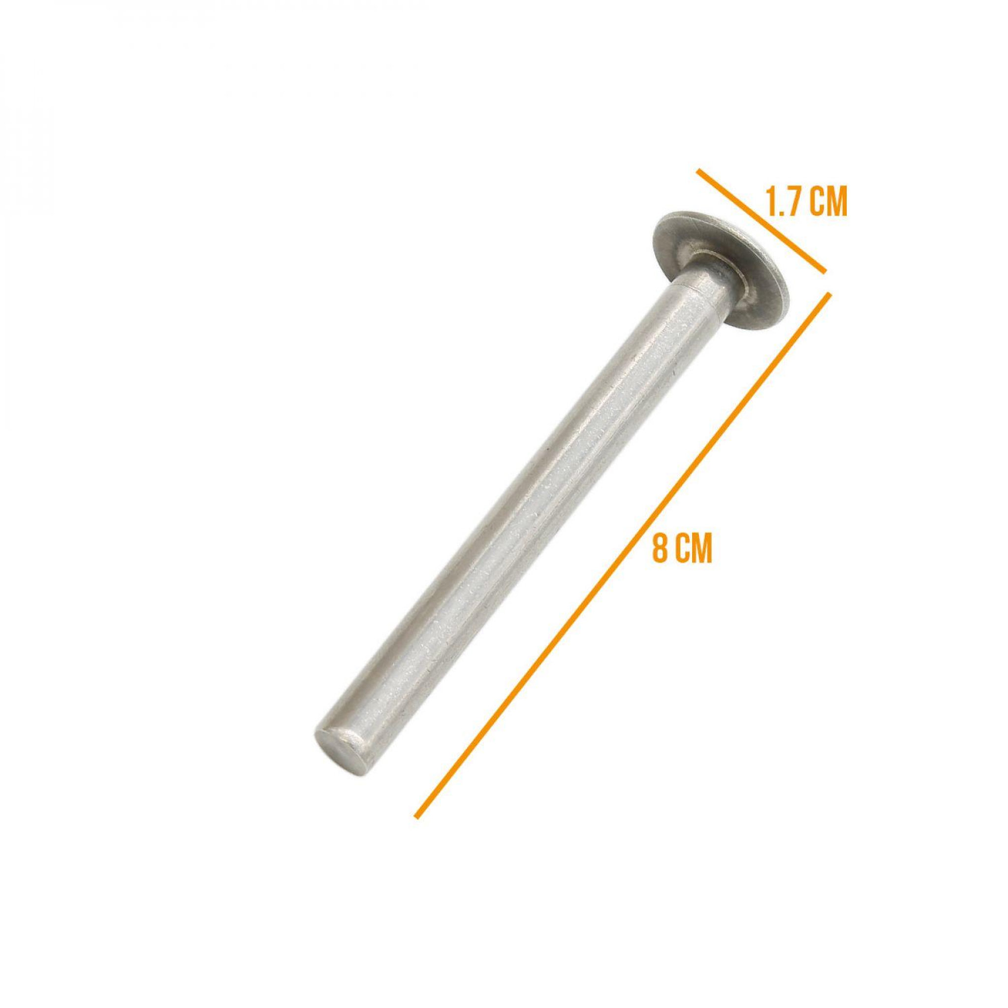 Voir la diapositive 2 : LINXOR Lot de 20 pitons fixes d'ancrage droit - Diam 8 x 80 mm