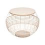 Voir la diapositive 3 : Paris Prix Lot de 2 Tables d'Appoint Déco  Mety  50cm Blanc