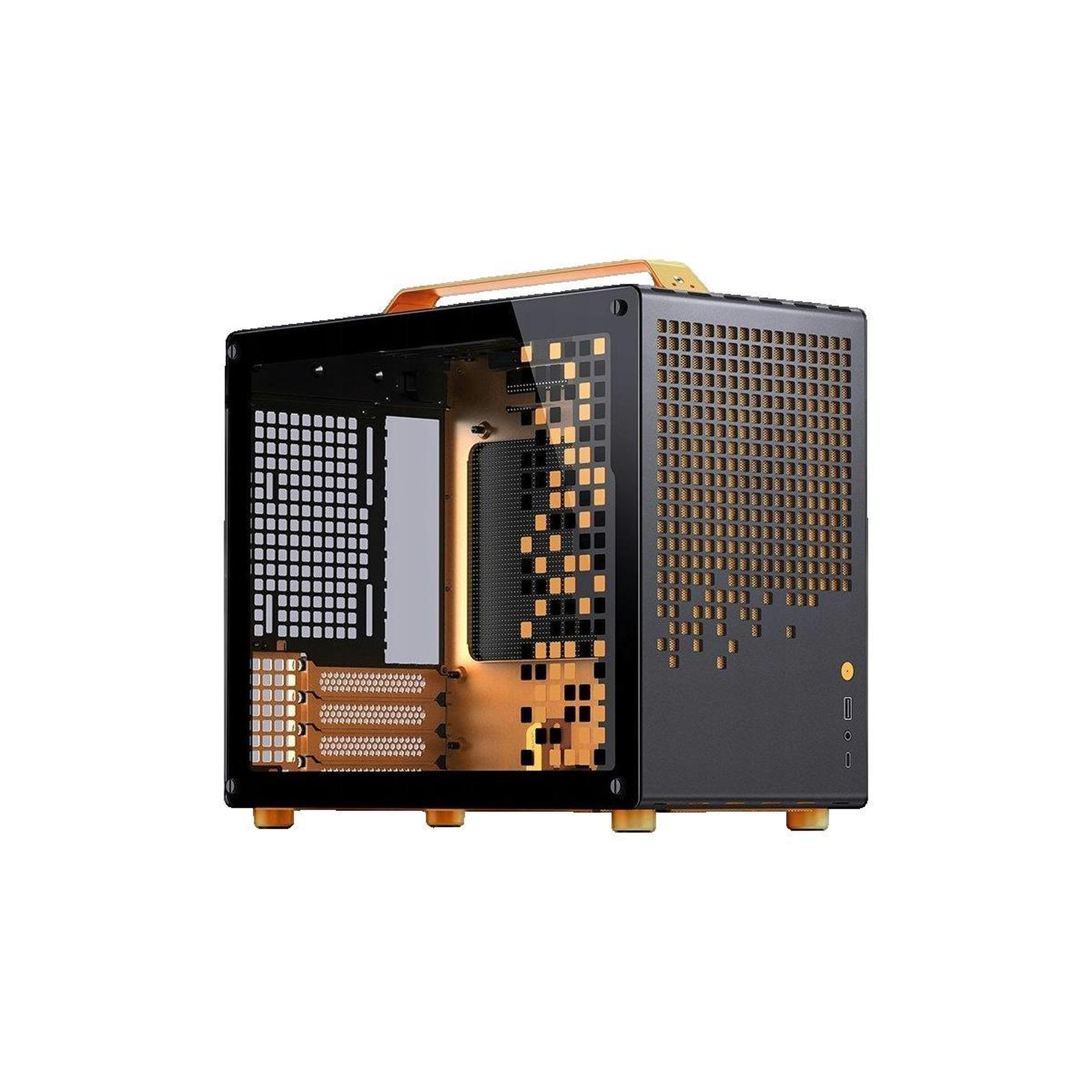 Voir la diapositive 3 : JONSBO Boîtier Jonsbo Z20 Compact noir et orange