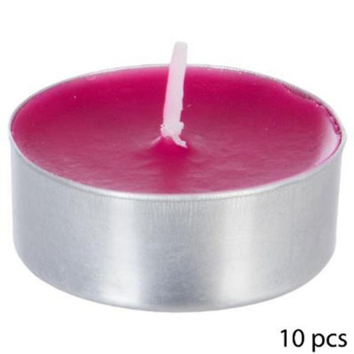 COMPTOIR DE LA BOUGIE Lot de 10 Bougies Chauffe-Plat Parfumées 3,7cm Framboise