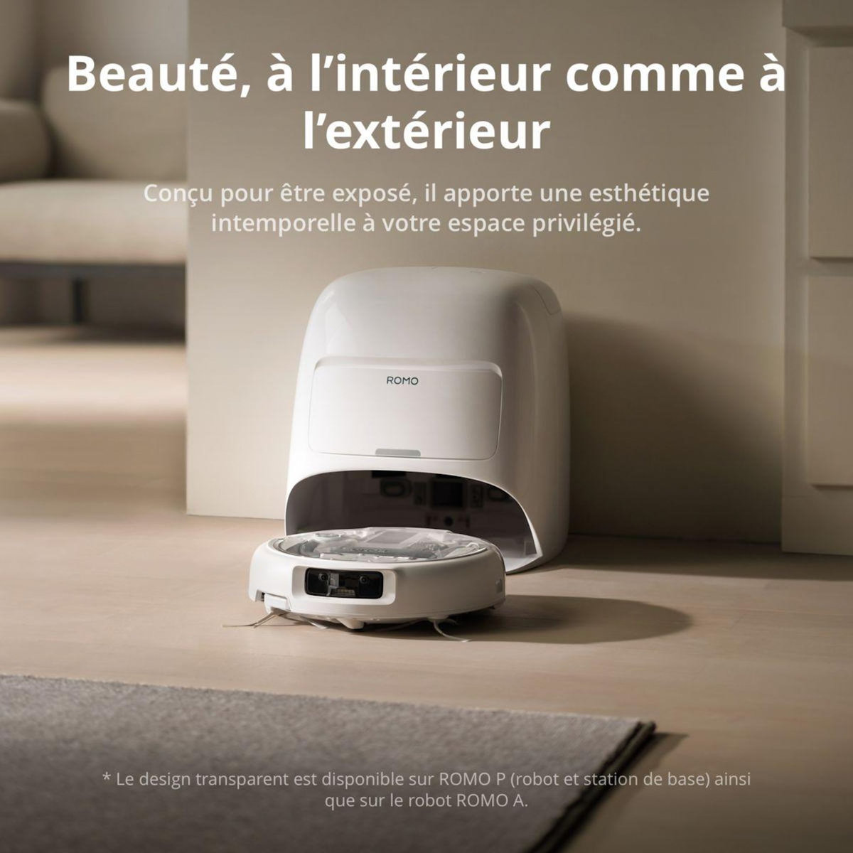 DJI Robot Aspirateur Laveur Romo A