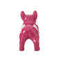 Voir la diapositive 4 : Paris Prix Statue Déco  Bulldog  88cm Fuchsia