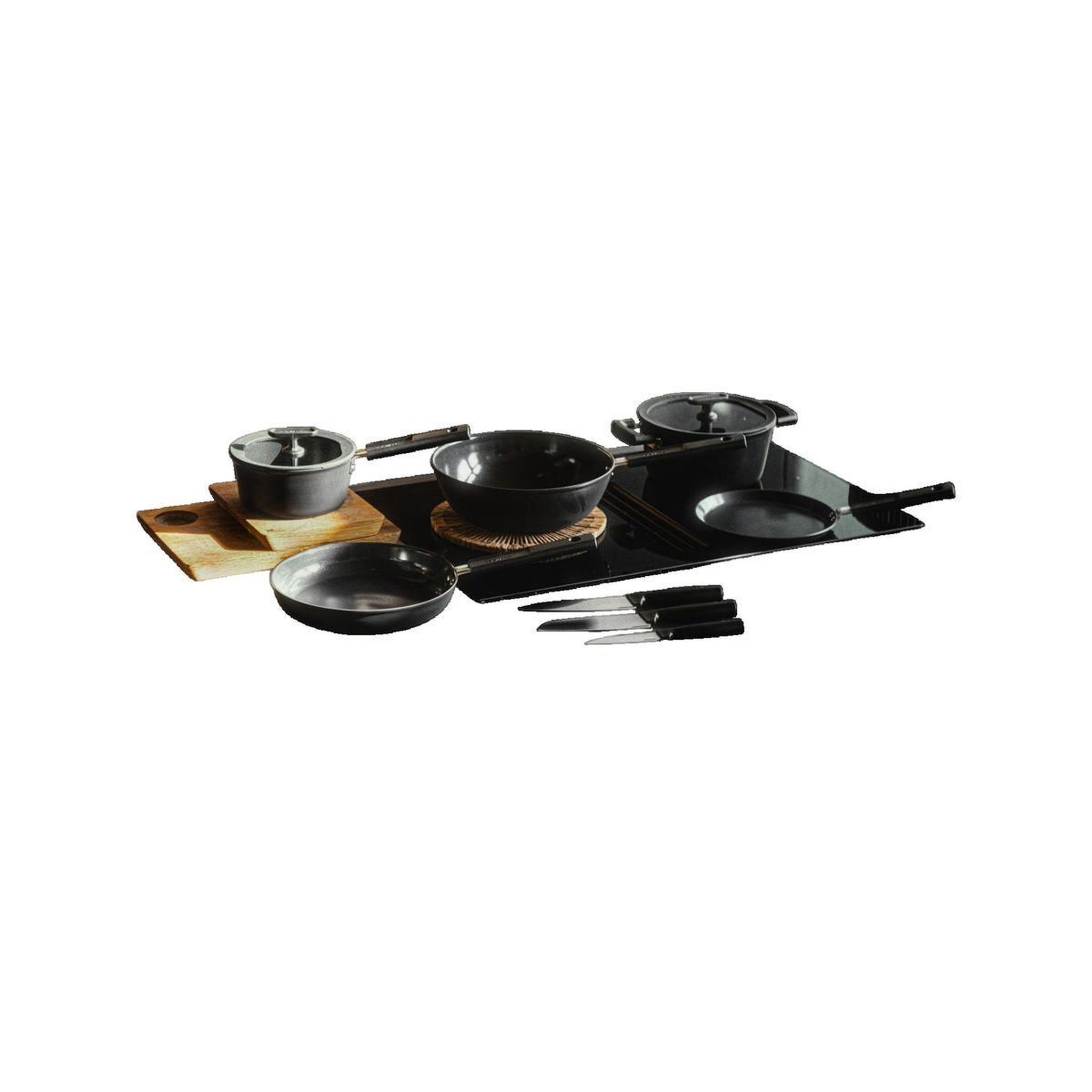 Voir la diapositive 2 : Fiskars Casserole Fiskars Hard Face transparent