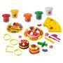 Voir la diapositive 1 : One Two Fun Coffret gâteau - Kit de 2 pots de pâte à modeler avec accessoires + 3 pots bonus