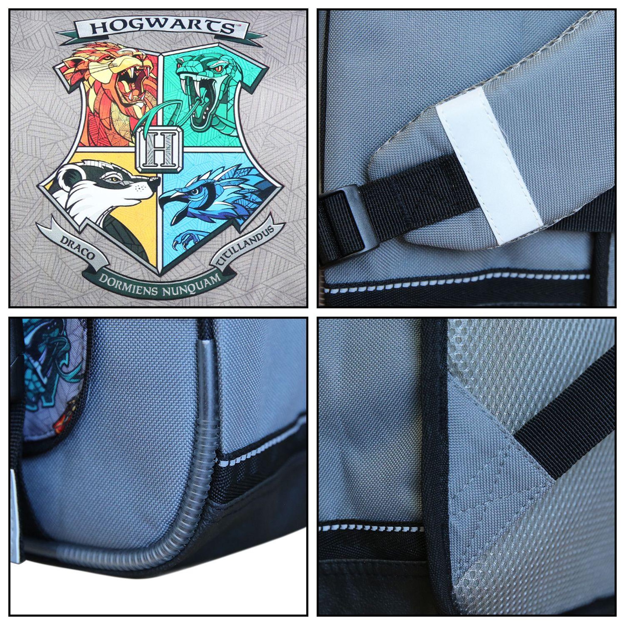 Voir la diapositive 6 : Bagtrotter BAGTROTTER Cartable 38 cm Harry Potter Gris