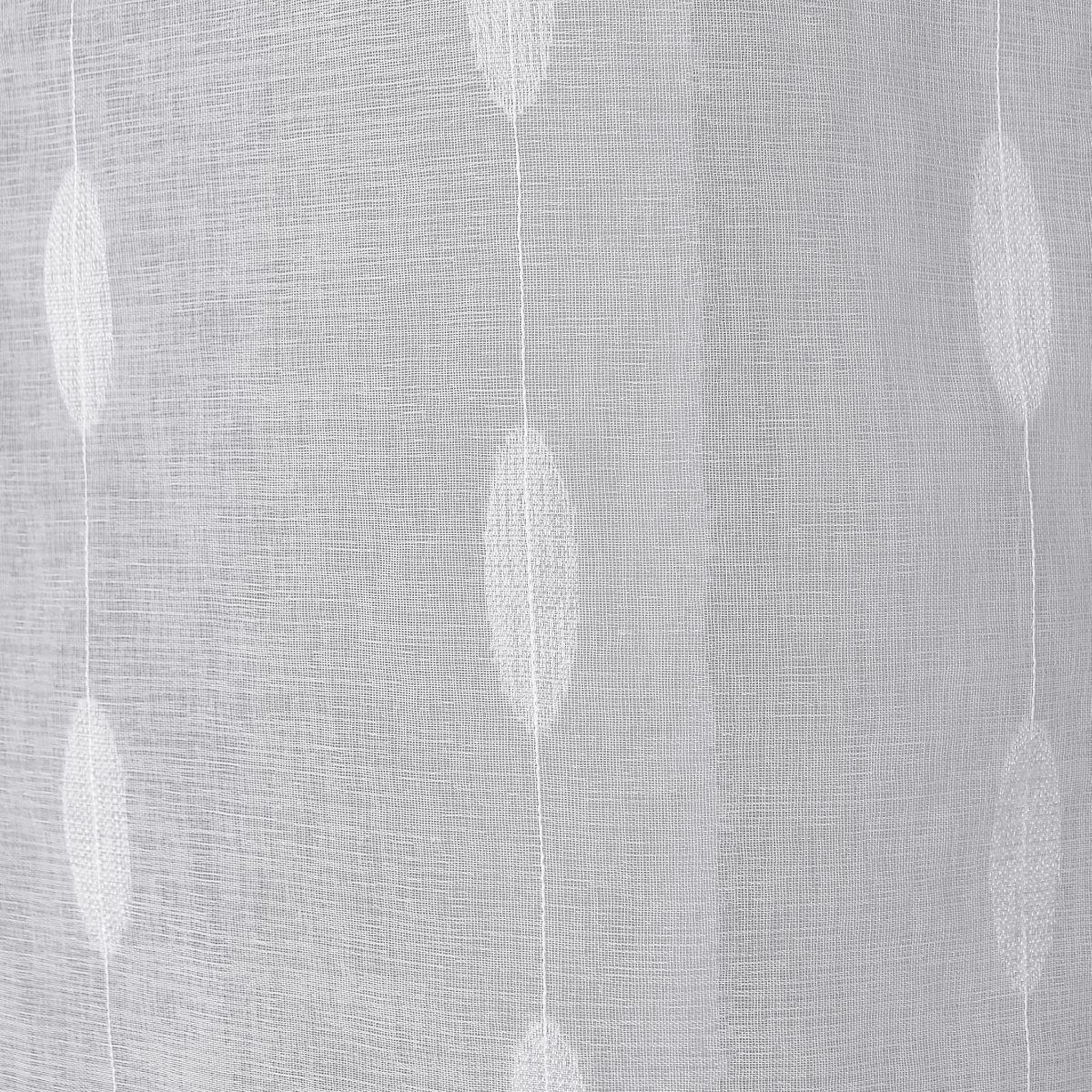 Voir la diapositive 3 : ENJOY HOME Rideau voilage à motif  copper  140x240cm blanc
