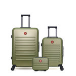 SWISS KOPPER SWISS KOPPER - LOT DE 3 - Valises grand format, cabine et vanity WIL. Coloris disponibles : Rouge, Beige, Rose