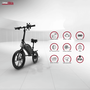 Voir la diapositive 2 : URBANGLIDE Draisienne Électrique Adulte E-bike 160 – Moteur 1100W - Autonomie Jusqu'a 25 km - Pneu 16  Gonflable - Batterie 42V/6Ah - Poids 18Kg