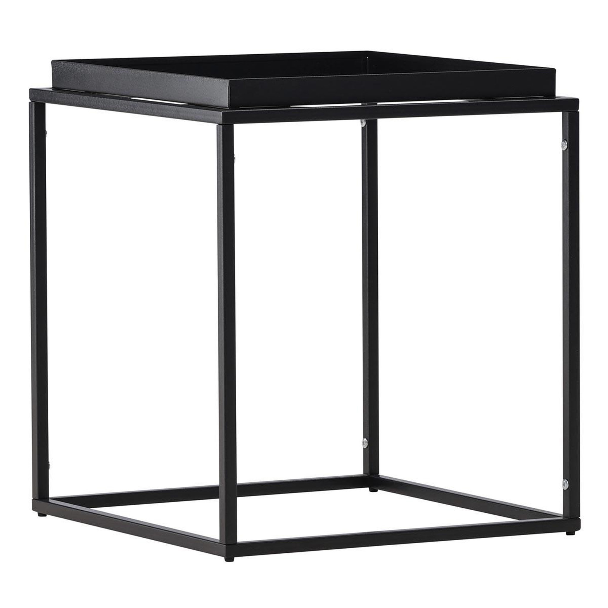 Paris Prix Table d'appoint en métal  porto alegre  51cm noir