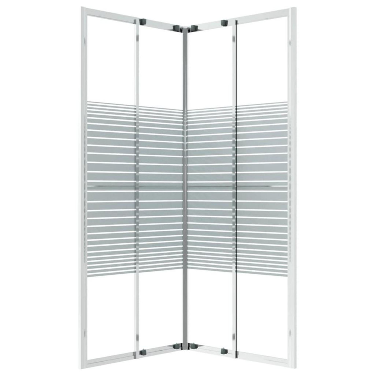 VIDAXL Cabine de douche ESG 80x80x180 cm