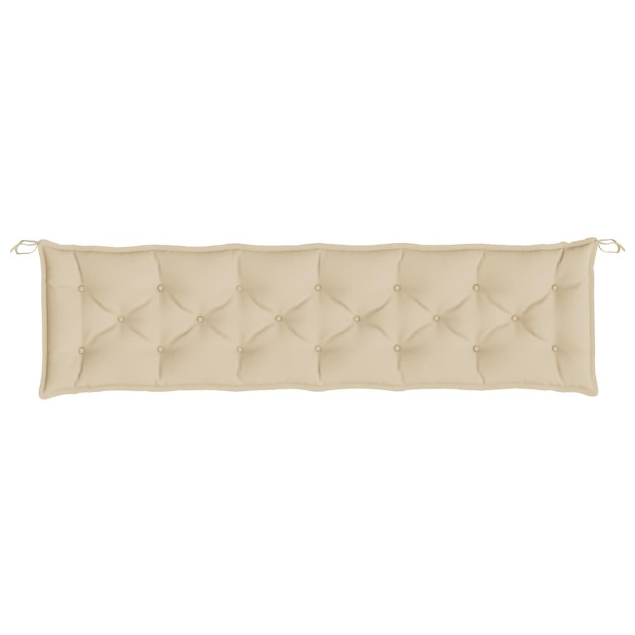 Voir la diapositive 5 : VIDAXL Coussins de banc jardin lot de 2 beige 200x50x7 cm tissu Oxford