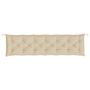 Voir la diapositive 5 : VIDAXL Coussins de banc jardin lot de 2 beige 200x50x7 cm tissu Oxford