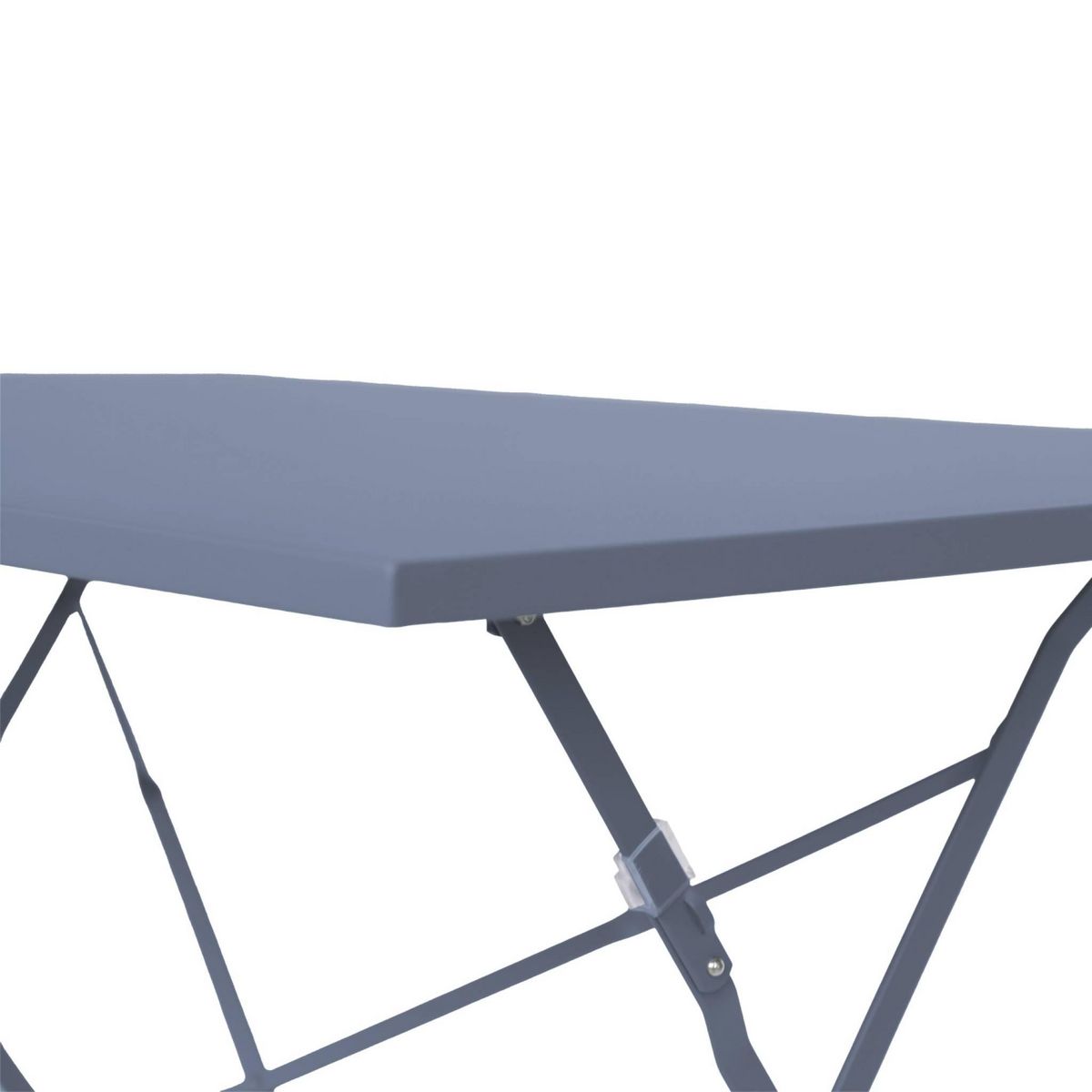 SWEEEK Table de jardin bistrot pliable - Emilia rectangle - Table rectangle 110x70cm en acier thermolaqué
