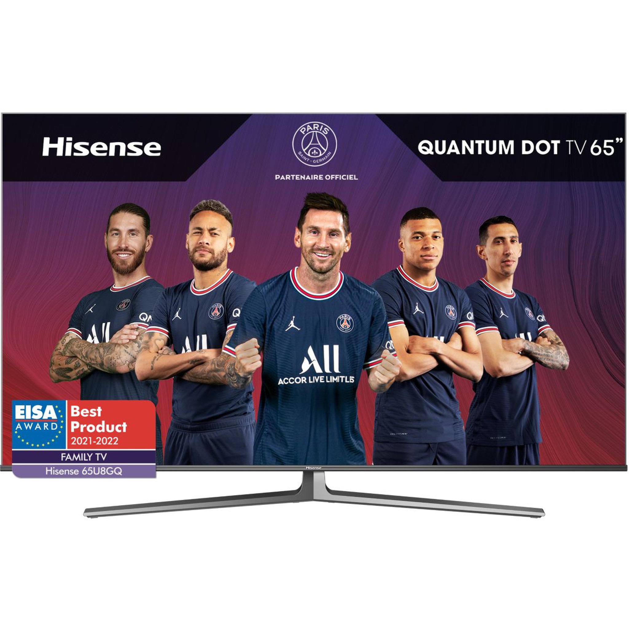 Voir la diapositive 1 : Hisense TV QLED 65U8GQ