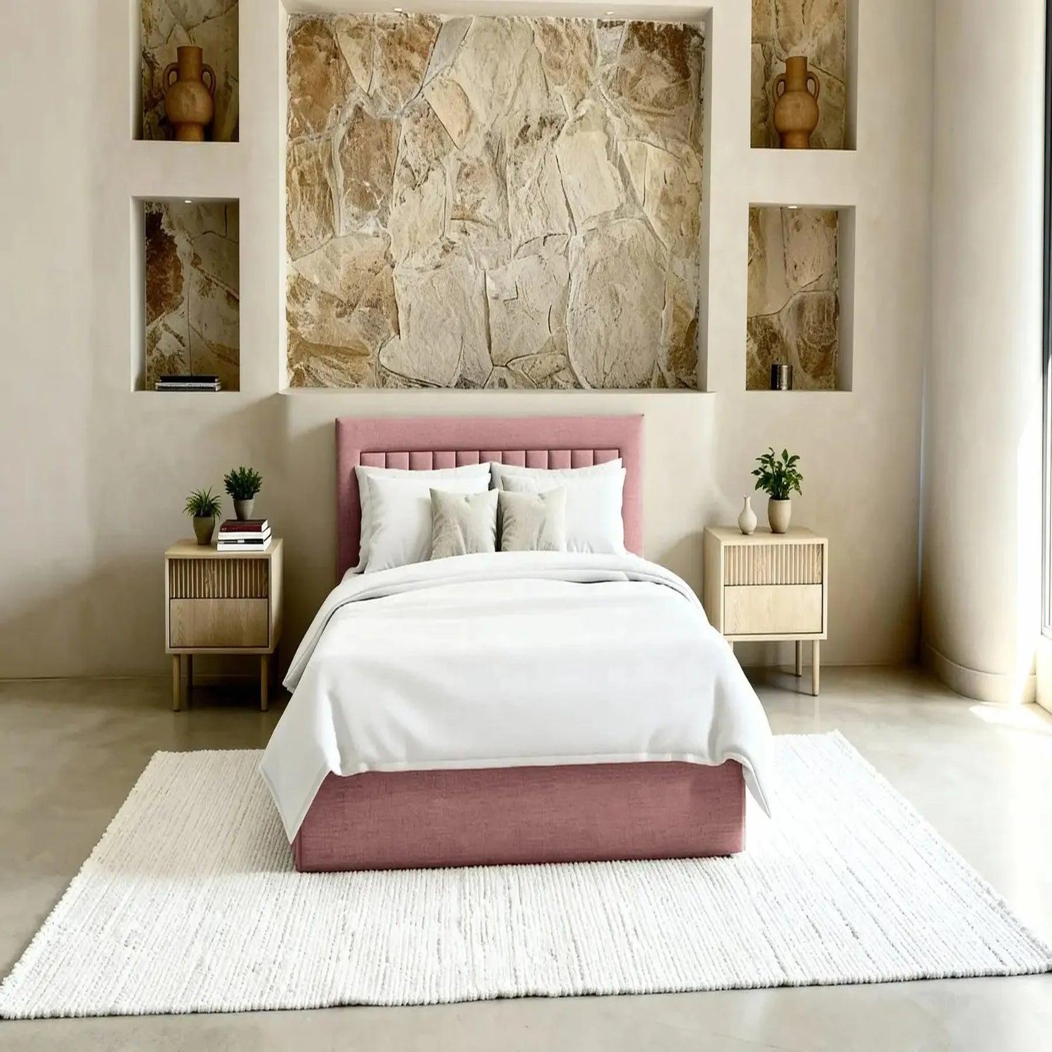 Voir la diapositive 4 : CASANOVA PARIS Camille - lit coffre tissu velours
