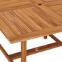 Voir la diapositive 5 : VIDAXL Table a dîner de jardin 110x110x75 cm Bois massif de teck
