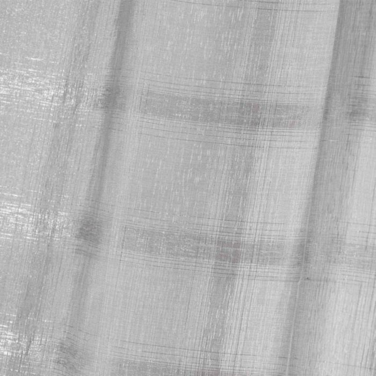 Paris Prix Paire de Voilages Passe-Tringle  Candide  70x240cm Gris