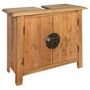 Voir la diapositive 2 : VIDAXL Ensemble de salle de bains 5 pcs Pinede solide