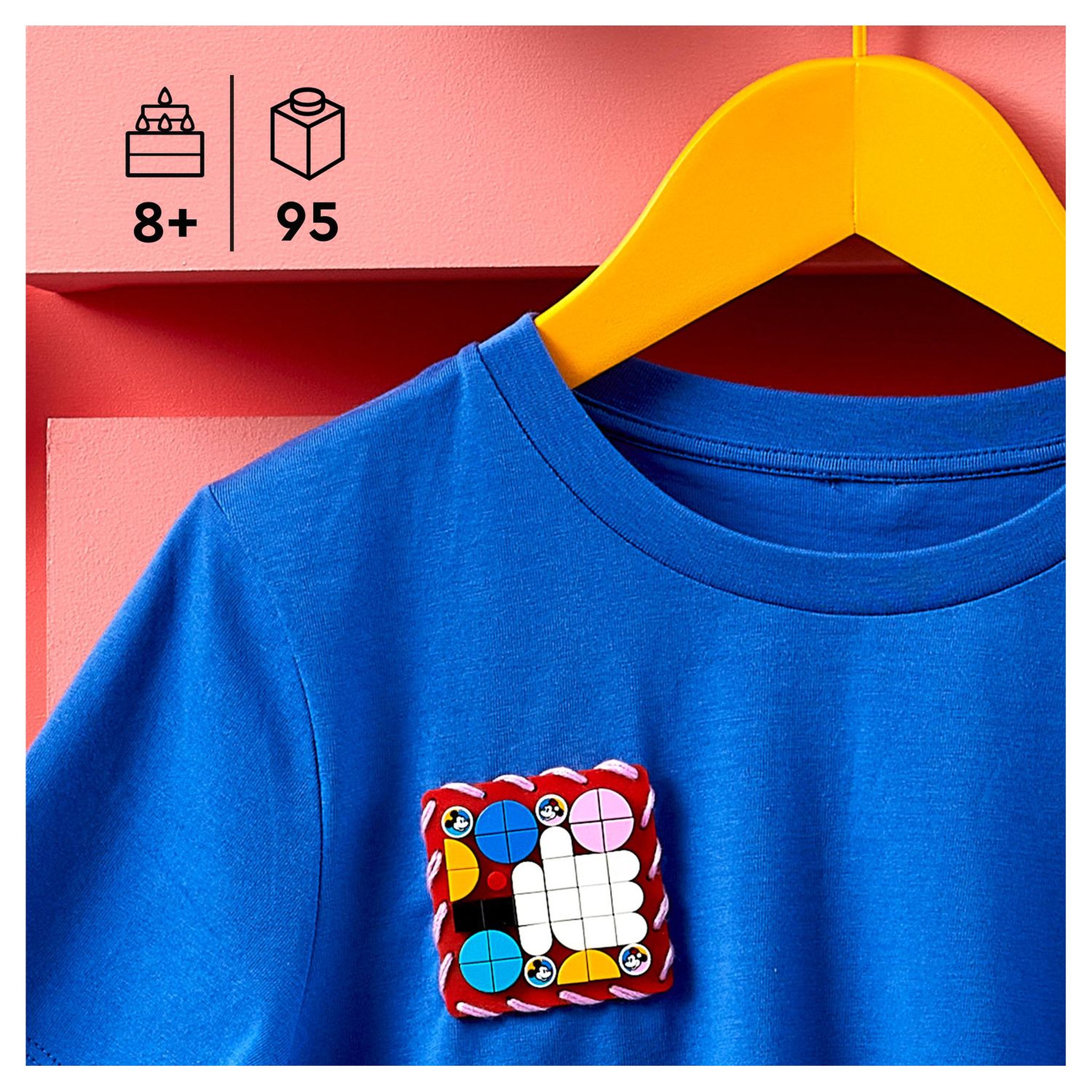 Voir la diapositive 4 : LEGO Dots 41963 Plaque à Coudre Mickey Mouse et Minnie Mouse, Kit de Création de Bijoux Personnalisés, Fabrique à Badge, Décoration Vêtements, Sacs à Dos