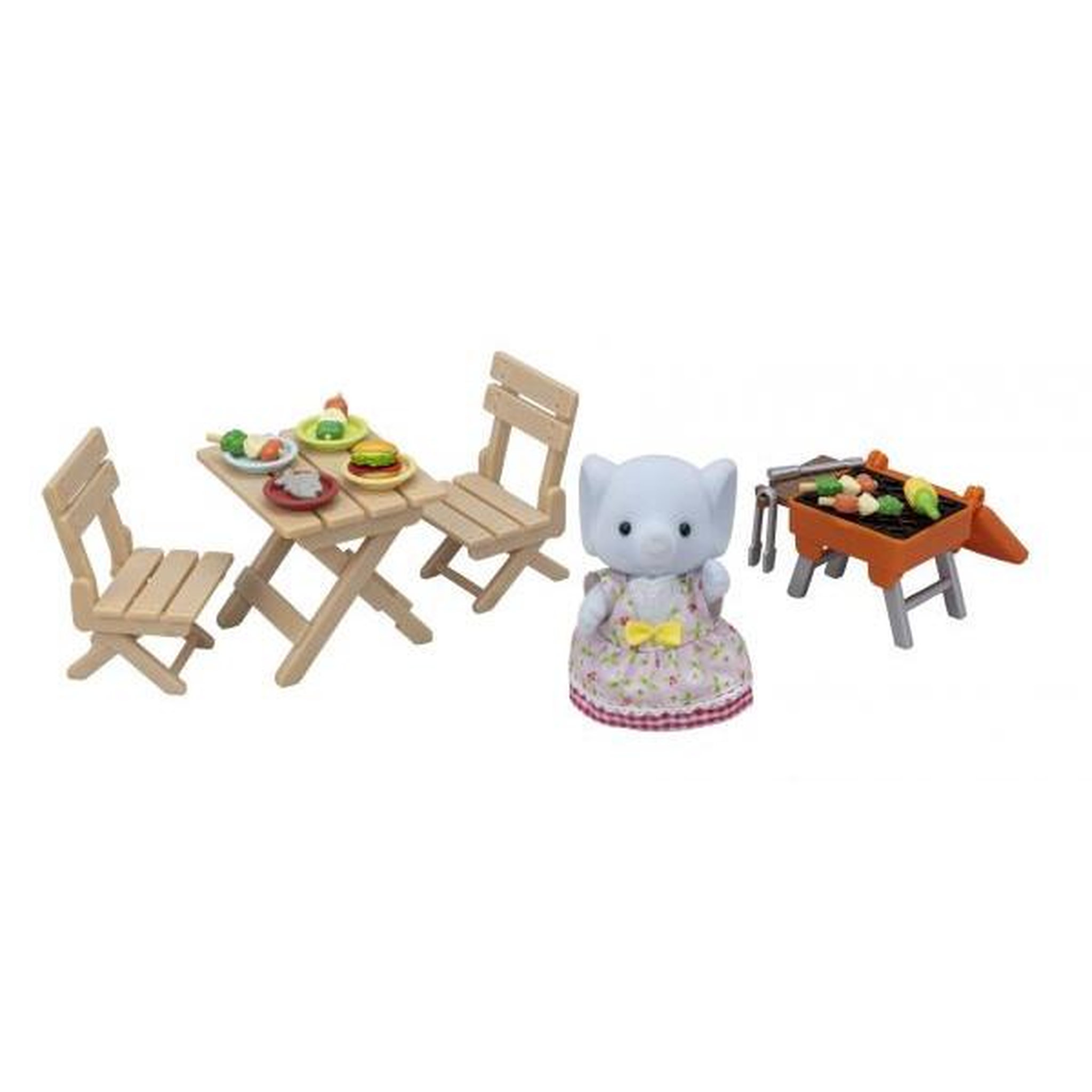 Voir la diapositive 5 : Sylvanian Families Figurine miniature - SYLVANIAN FAMILIES - La fille éléphant et son set de pique-nique