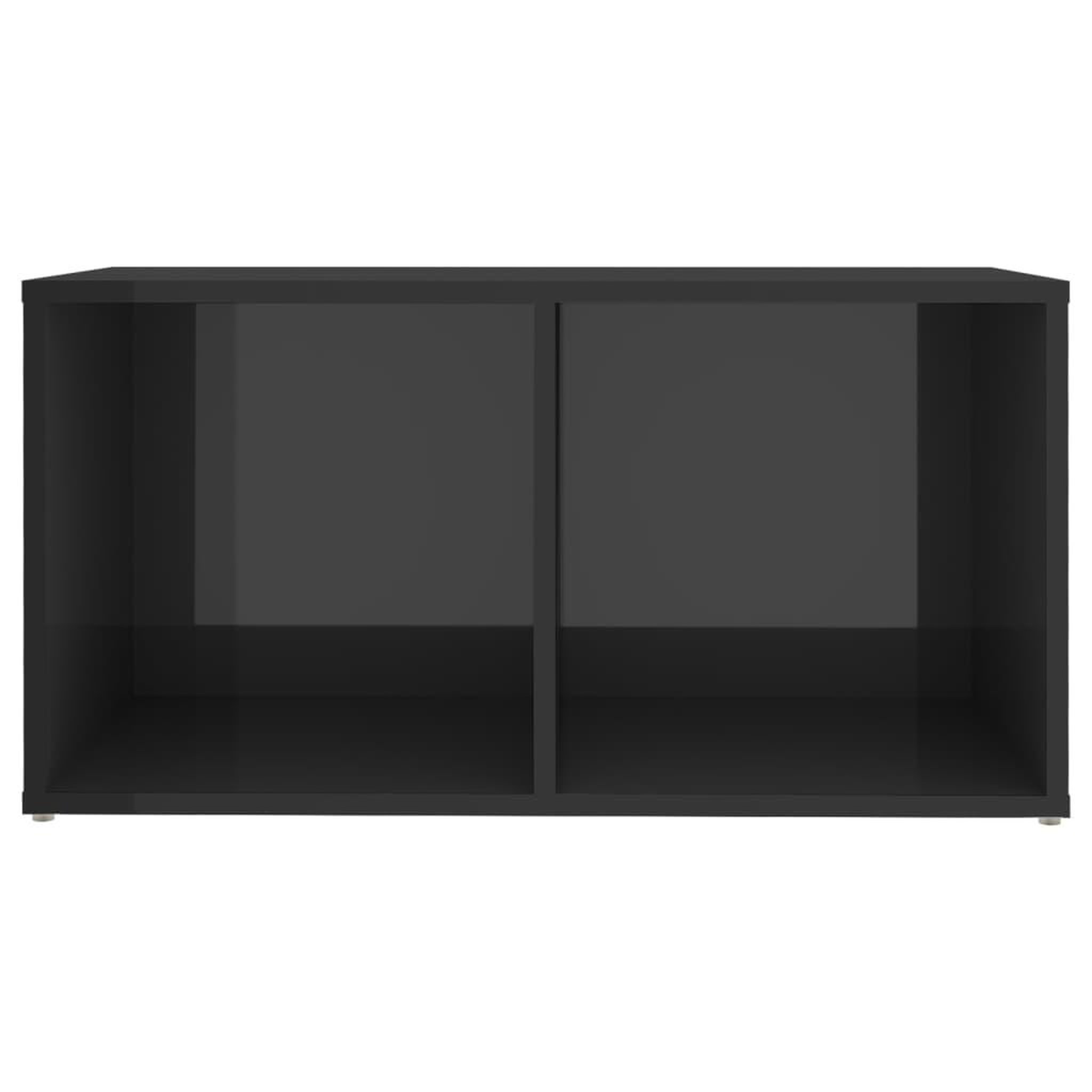 Voir la diapositive 5 : VIDAXL Meubles TV 2 pcs Gris brillant 72x35x36,5 cm Bois d'ingenierie