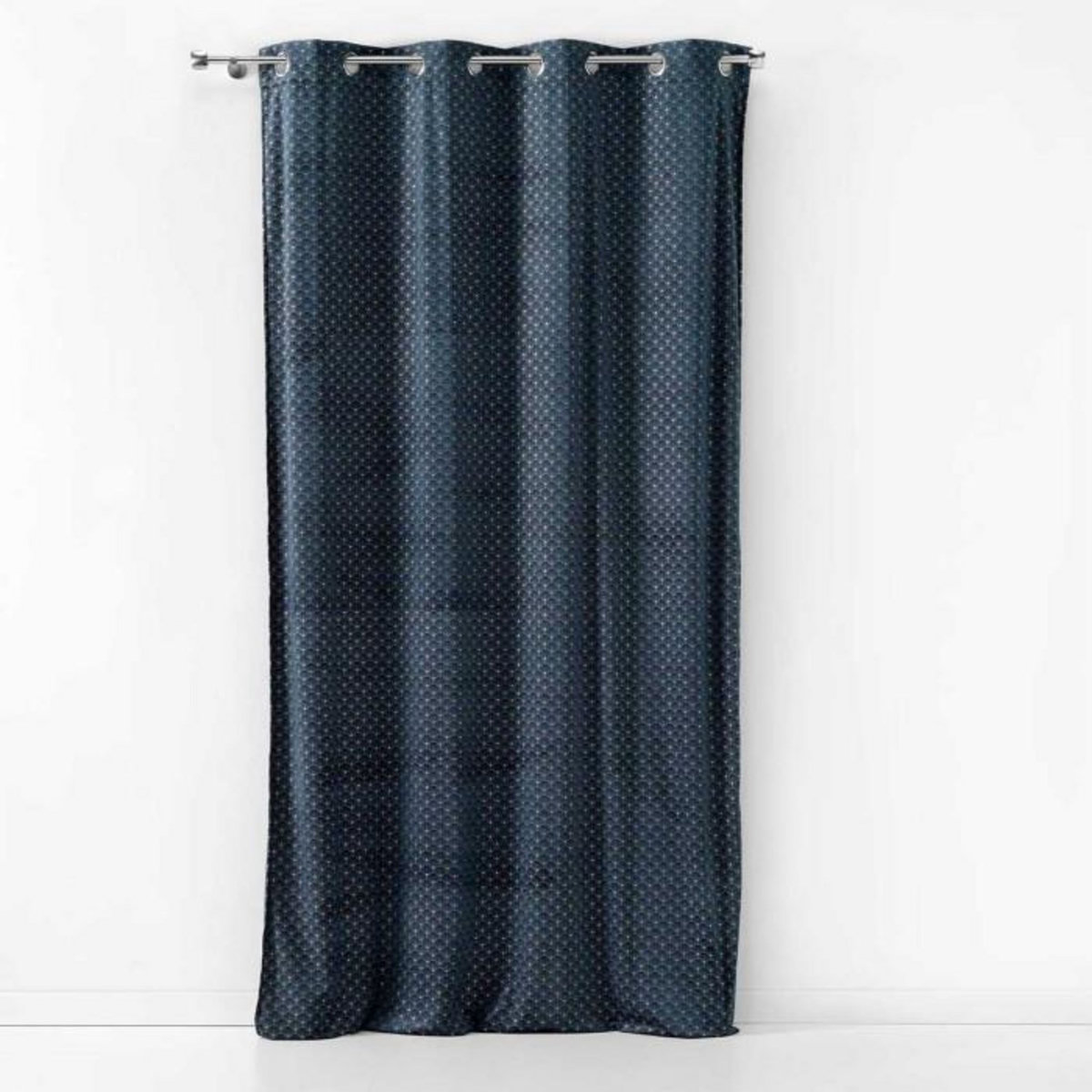 Paris Prix Rideau à Œillets Imprimé  Azureor  140x240cm Bleu