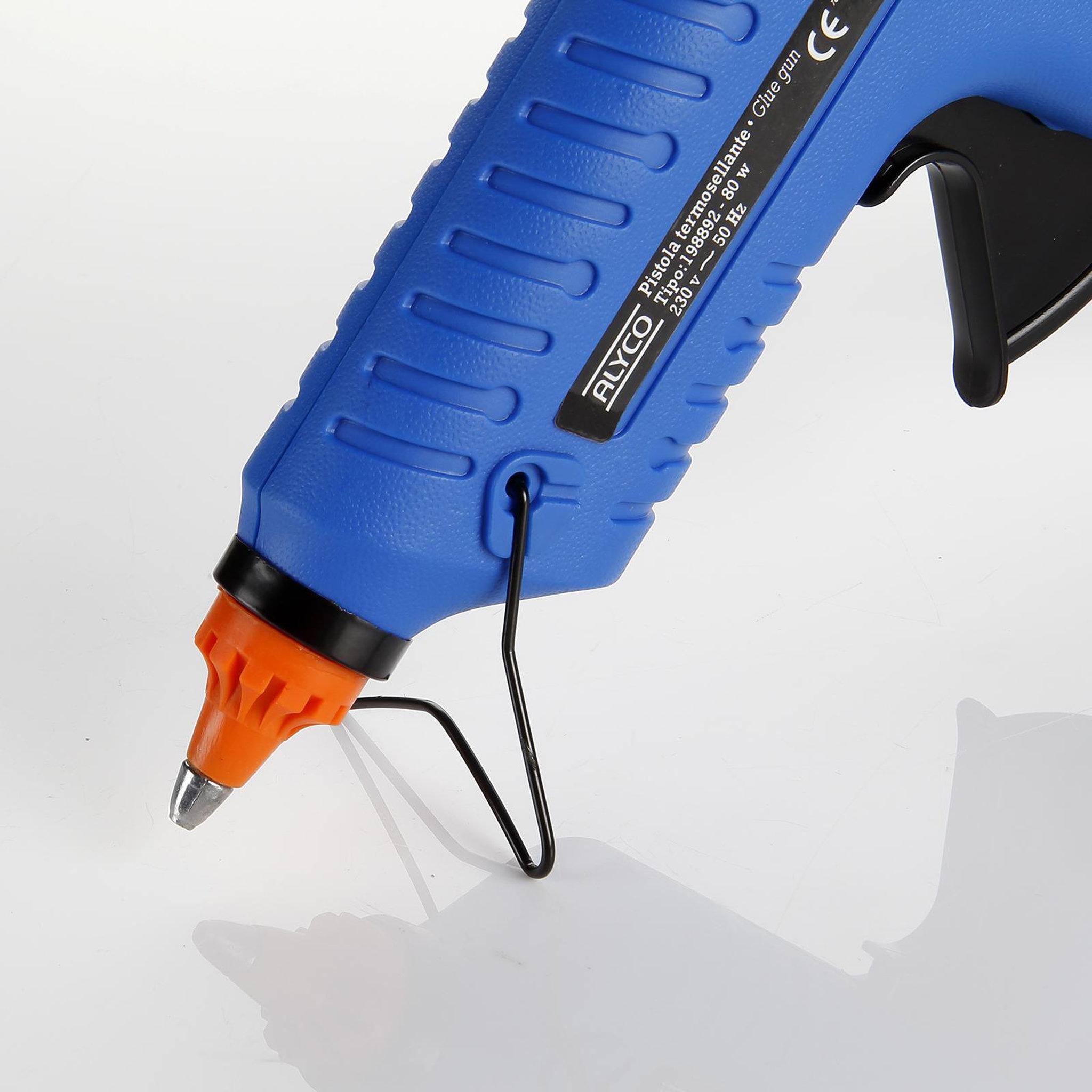 Voir la diapositive 3 : ALYCO Pistolet à colle avec 2 bâtons de colle