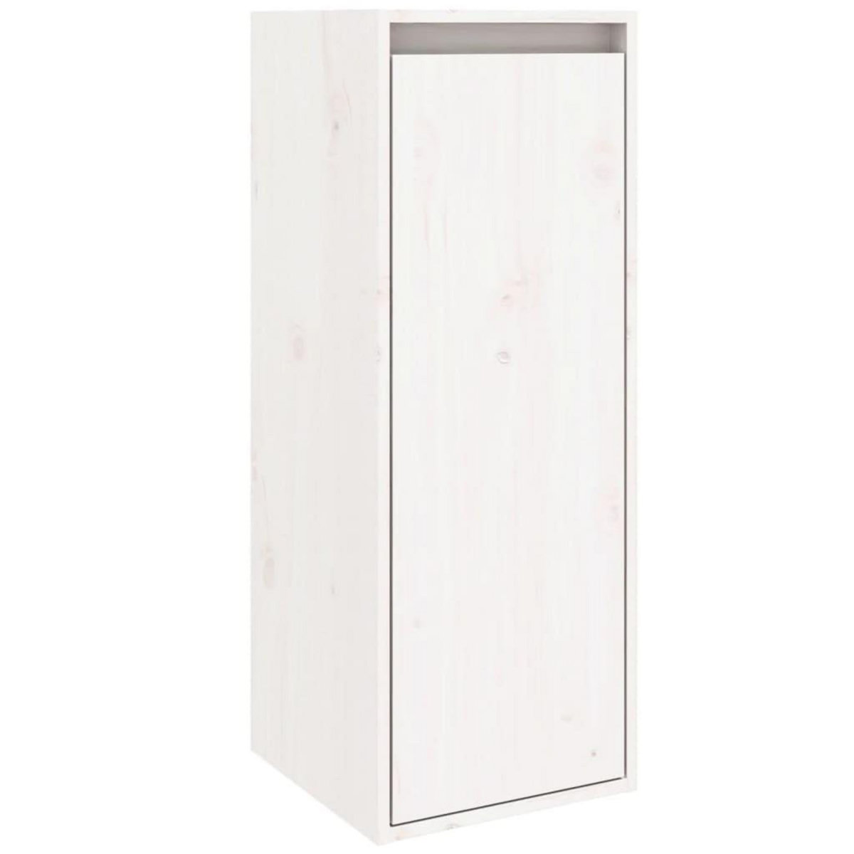 VIDAXL Armoire murale Blanc 30x30x80 cm Bois de pin massif