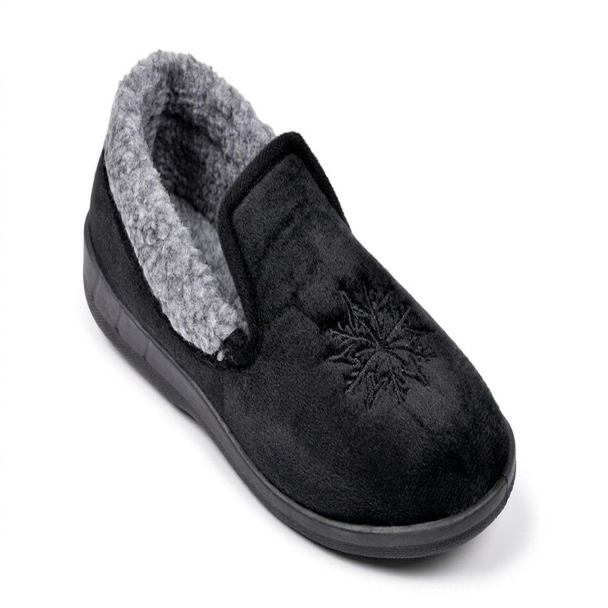 OZABI OZABI Pantoufles Femme Velours Charentaises Chaudes Antidérapantes