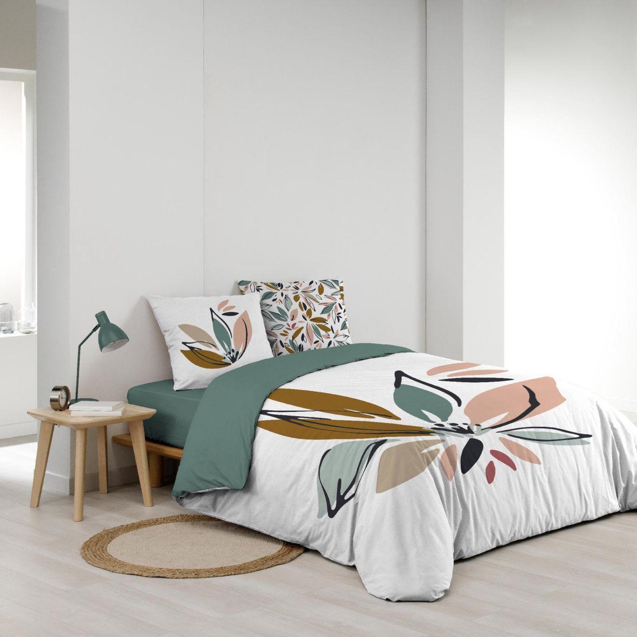 Voir la diapositive 2 : Douceur d'Intérieur Parure de lit 3 pièces  octavia  240x220cm multicolore