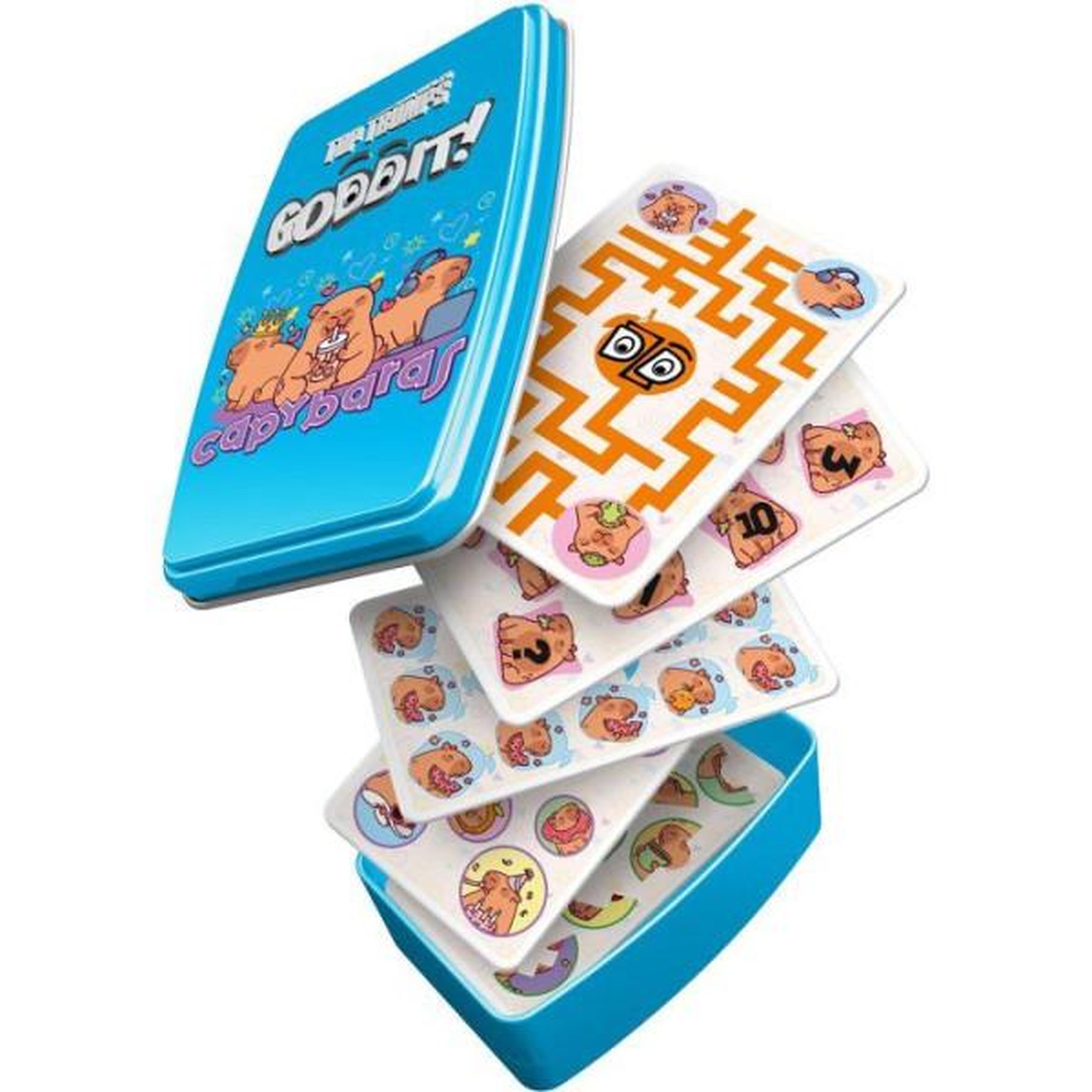 Voir la diapositive 4 : Winning Moves GODDIT - Top Trumps Capybaras - Jeu de cartes - WINNING MOVES - 1 a 6 joueurs - Des 6 ans