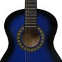 Voir la diapositive 6 : VIDAXL Guitare classique avec sac de débutants et enfants Bleu 1 2 34