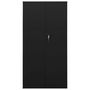 Voir la diapositive 2 : VIDAXL Armoire a casiers Noir 90x40x180 cm Acier