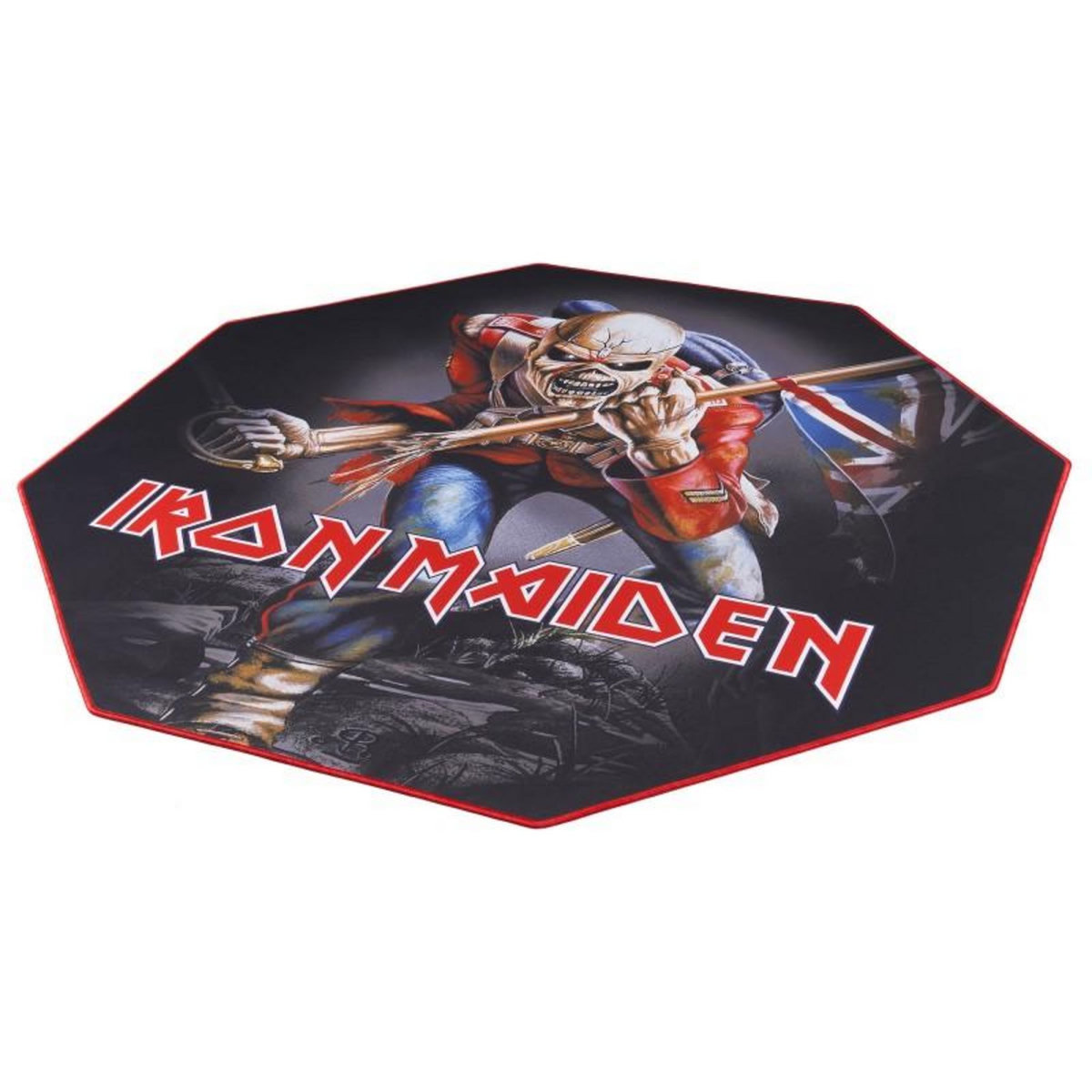 Subsonic Tapis de sol gamer Iron Maiden Noir