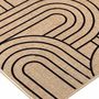 Voir la diapositive 2 : Paris Prix Tapis Déco Imprimé  Modul  45x75cm Naturel & Noir