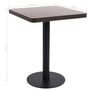 Voir la diapositive 6 : VIDAXL Table de bistro Marron fonce 60x60 cm MDF
