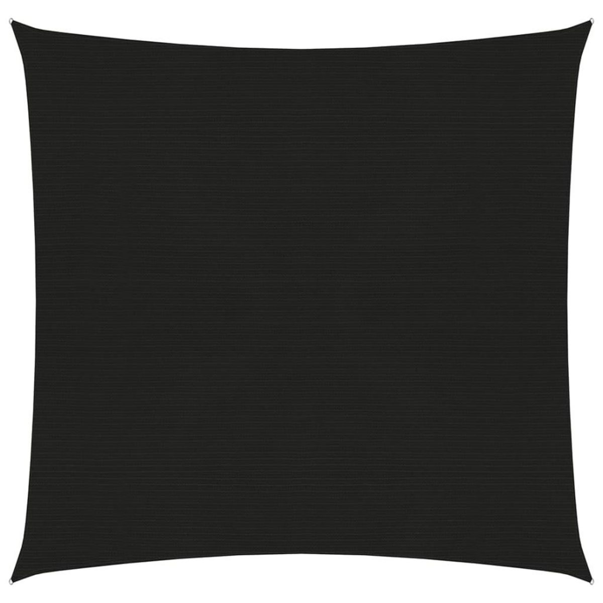 VIDAXL Voile d'ombrage 160 g/m^2 Noir 2,5x3 m PEHD