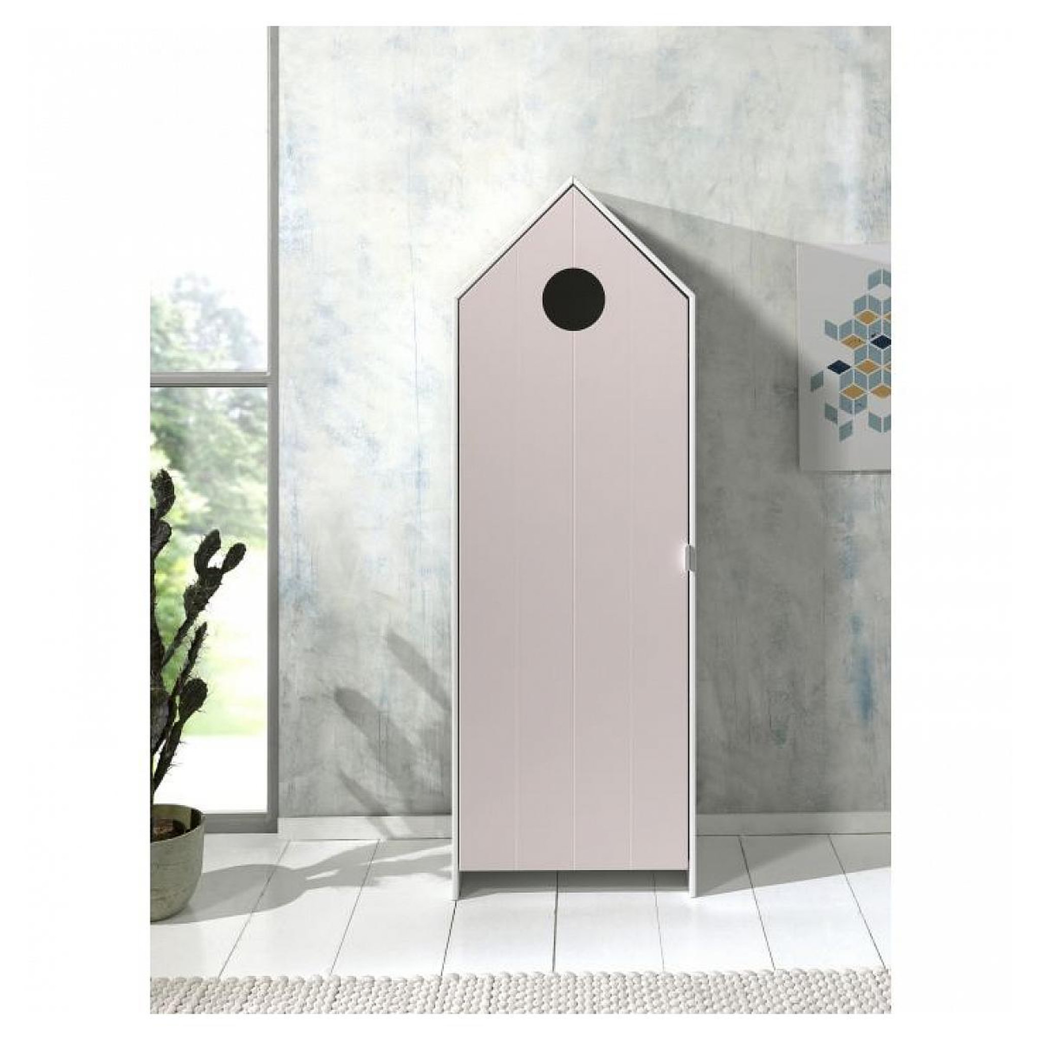 Voir la diapositive 5 : Paris Prix Pack - étagère enfant & 2 armoires  casami  blanc & rose