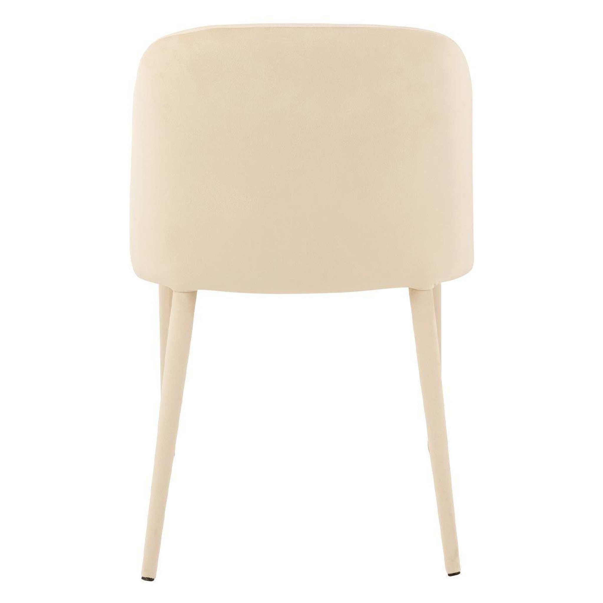 Voir la diapositive 4 : J-LINE Chaise Design  Charlotte  81cm Beige