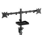 ADVANCE Support articulé Advance XtendMounts Dual Noir pour écrans plats ou incurvés de 17” à 32”