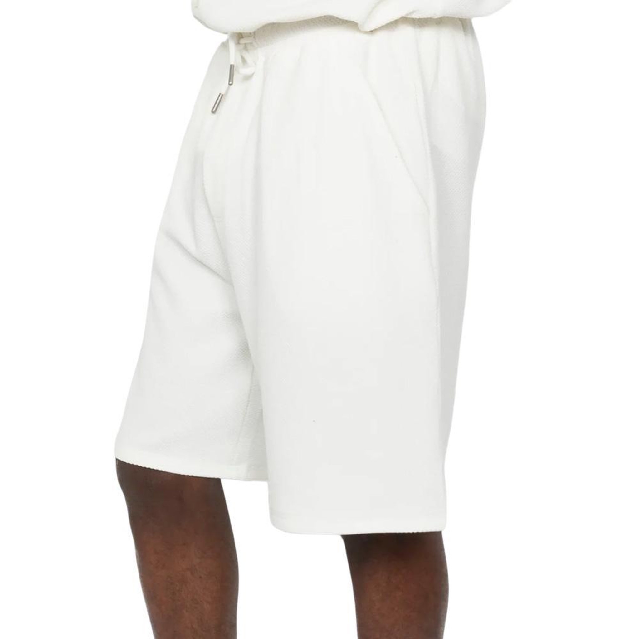 Voir la diapositive 1 : Schott Short blanc homme schott  maille technique