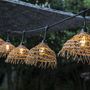 Voir la diapositive 2 : Lumisky Guirlande lumineuse HAWAII Noir Poly rotin 6M