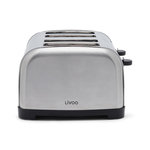 LIVOO Grille-pains 4 fentes 1700w gris - DOD197