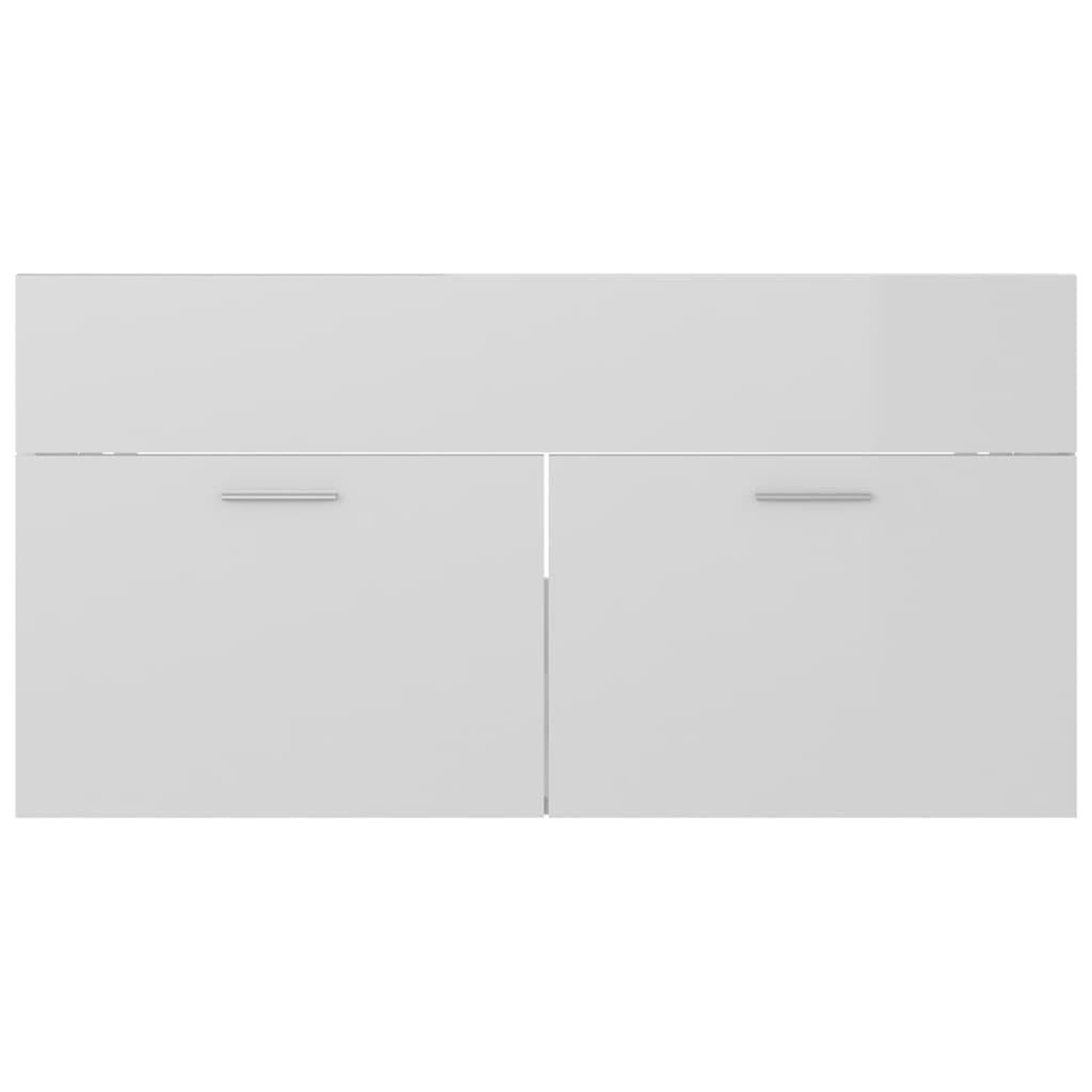 Voir la diapositive 5 : VIDAXL Ensemble de meubles de bain Blanc brillant Bois d'ingenierie